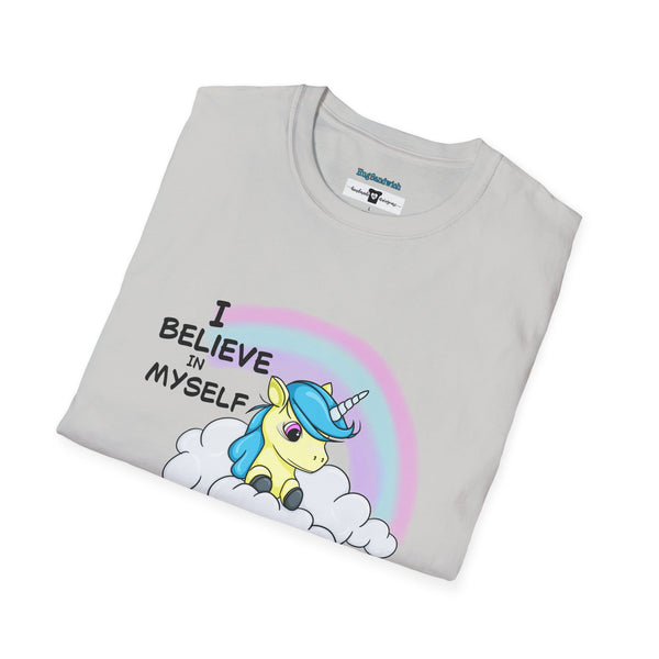 I Believe in Myself – Cute Unicorn Confidence Tee