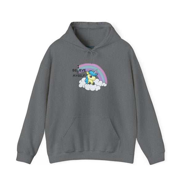 I Believe in Myself – Cute Unicorn Confidence Hoodie