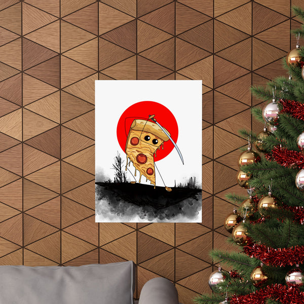 Slice of Vengeance – Samurai Pizza Poster