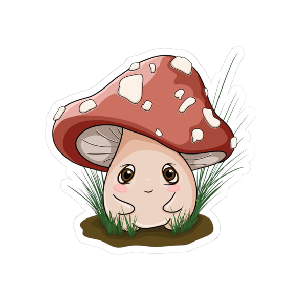 Shroomie Smiles – Cute Mushroom Sticker