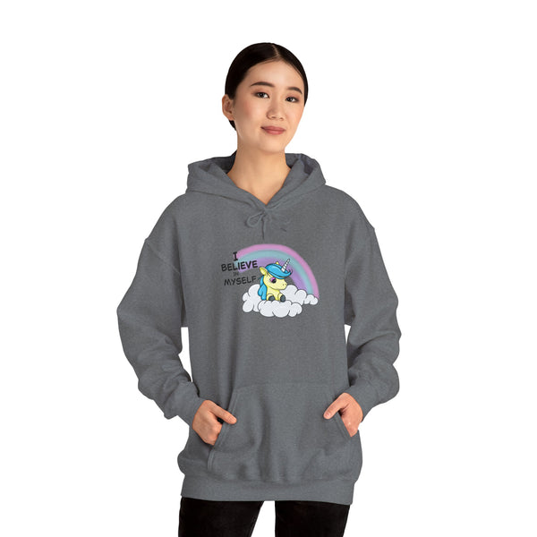I Believe in Myself – Cute Unicorn Confidence Hoodie