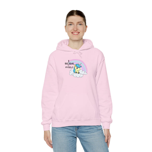 I Believe in Myself – Cute Unicorn Confidence Hoodie