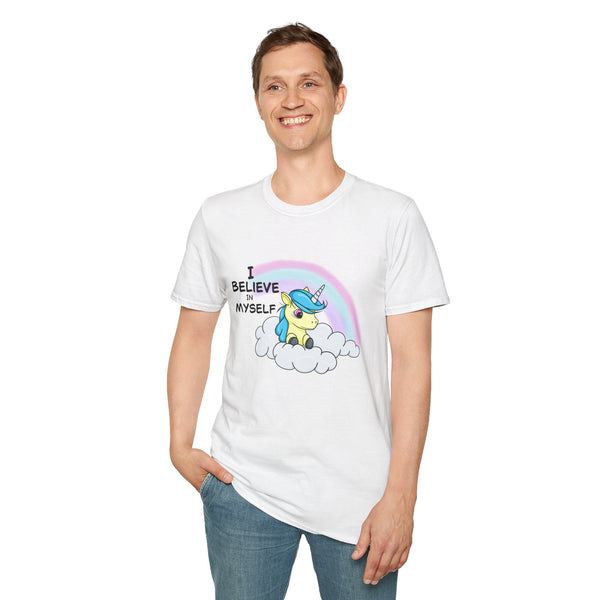 I Believe in Myself – Cute Unicorn Confidence Tee