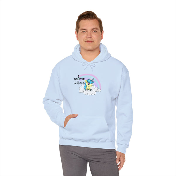 I Believe in Myself – Cute Unicorn Confidence Hoodie