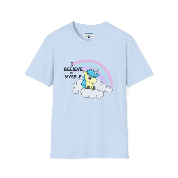 I Believe in Myself – Cute Unicorn Confidence Tee