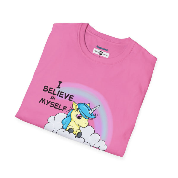 I Believe in Myself – Cute Unicorn Confidence Tee