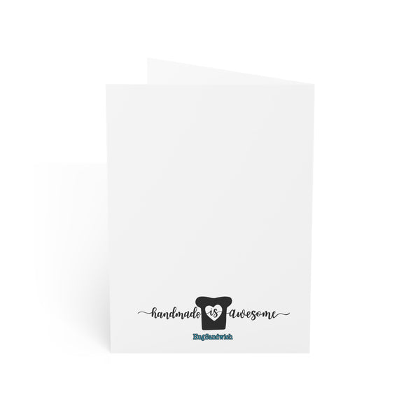 Slice of Vengeance – Pizza Samurai Greeting Cards