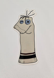 Sock Puppet Sticker