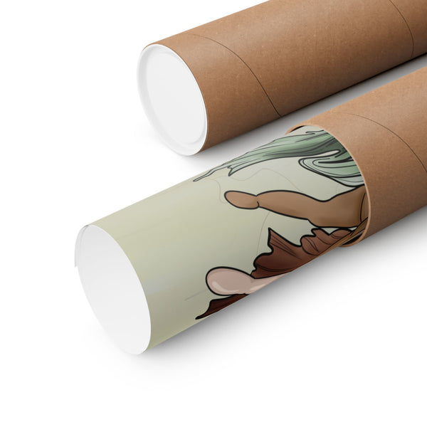 The Creation – Whimsical Parody Art Poster