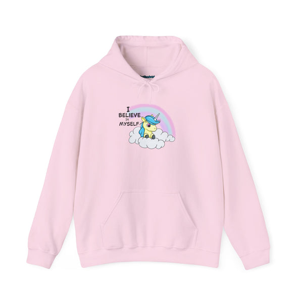 I Believe in Myself – Cute Unicorn Confidence Hoodie