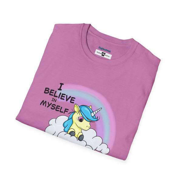 I Believe in Myself – Cute Unicorn Confidence Tee