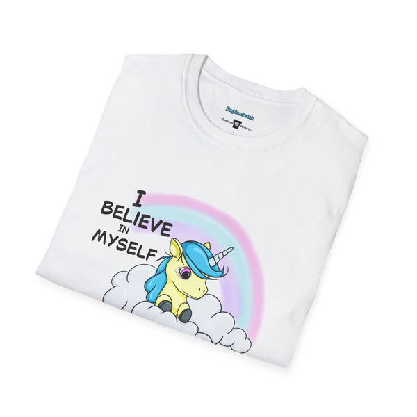 I Believe in Myself – Cute Unicorn Confidence Tee