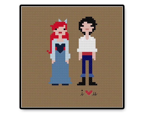 Ariel and Eric In Love - Complete Cross Stitch Kit