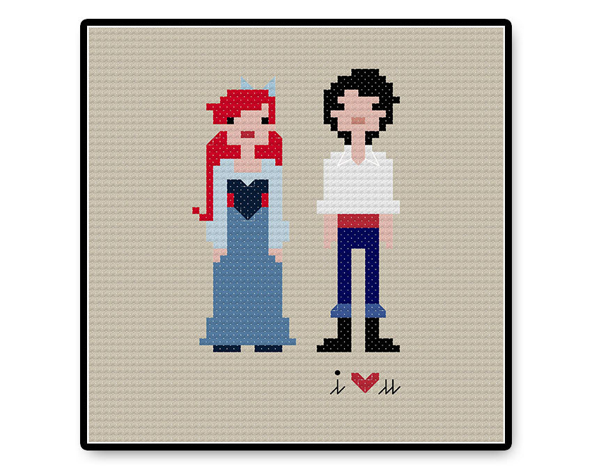 Ariel and Eric In Love - Complete Cross Stitch Kit