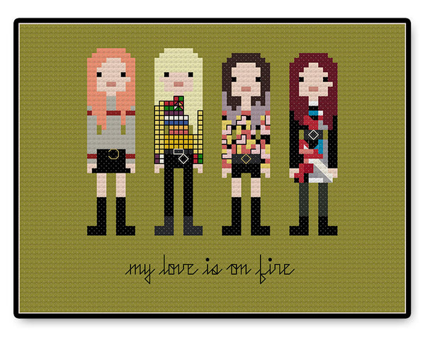 BLACKPINK - Playing With Fire - PDF Cross Stitch Pattern