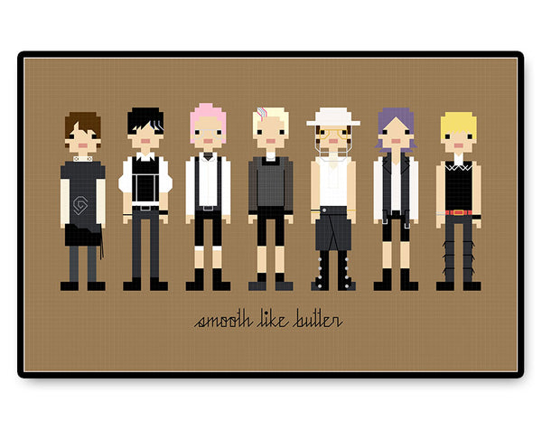 BTS Butter - Complete Cross Stitch Kit