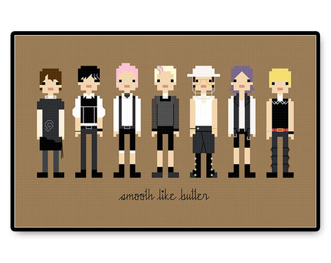 BTS Butter - PDF Cross Stitch Pattern