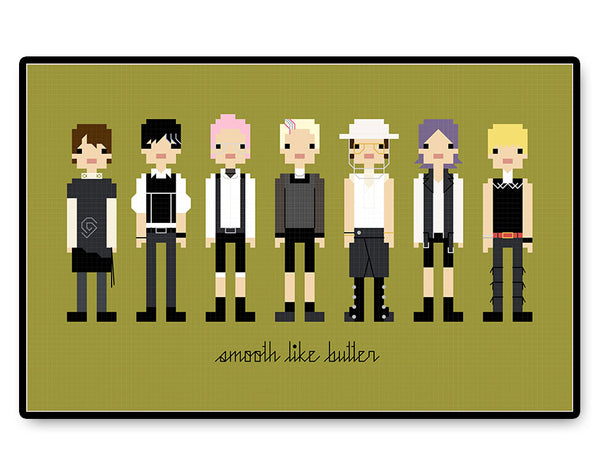 BTS Butter - Complete Cross Stitch Kit