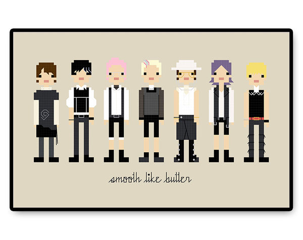 BTS Butter - Complete Cross Stitch Kit