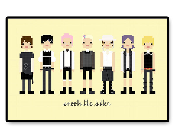 BTS Butter - PDF Cross Stitch Pattern