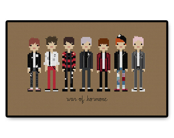 BTS War of Hormone - Complete Cross Stitch Kit