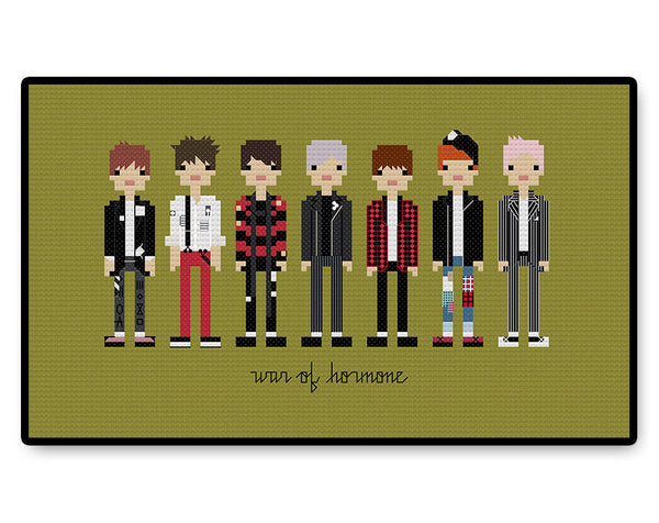 BTS War of Hormone - Complete Cross Stitch Kit