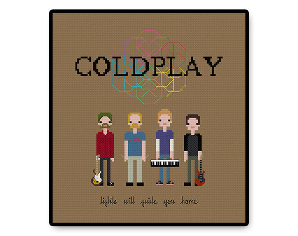 Coldplay - Complete Cross Stitch Kit