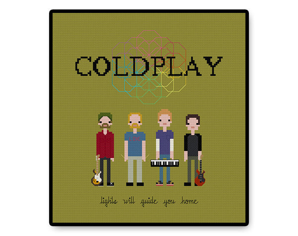 Coldplay - Complete Cross Stitch Kit