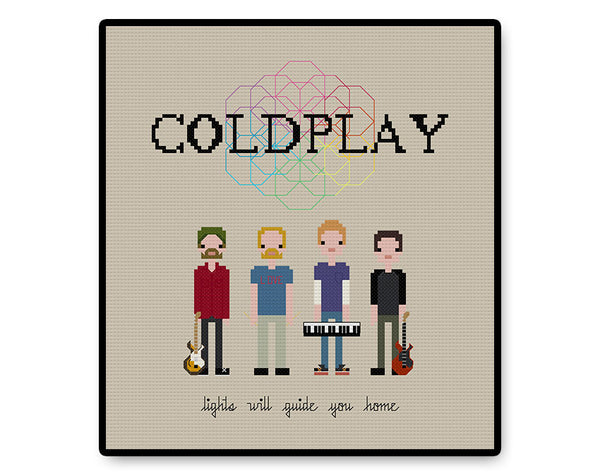 Coldplay - Complete Cross Stitch Kit