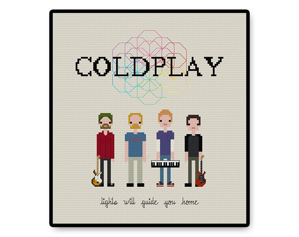 Coldplay - Complete Cross Stitch Kit