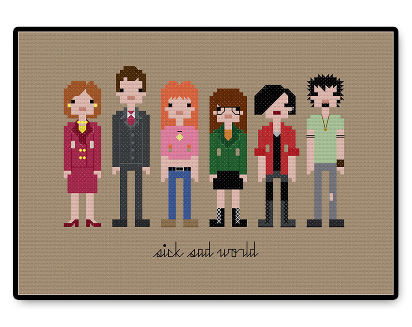 Daria - PDF Cross Stitch Pattern