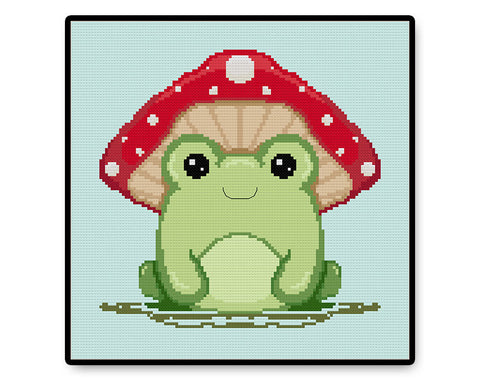 Frog - PDF Cross Stitch Pattern