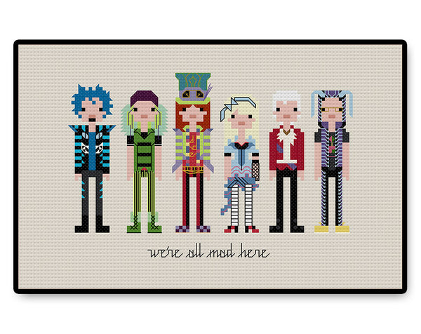 Mad T Party - Complete Cross Stitch Kit