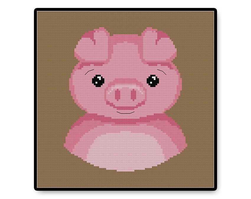 Pig - PDF Cross Stitch Pattern