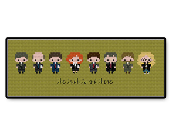 The X Files Bite Size - PDF Cross Stitch Pattern