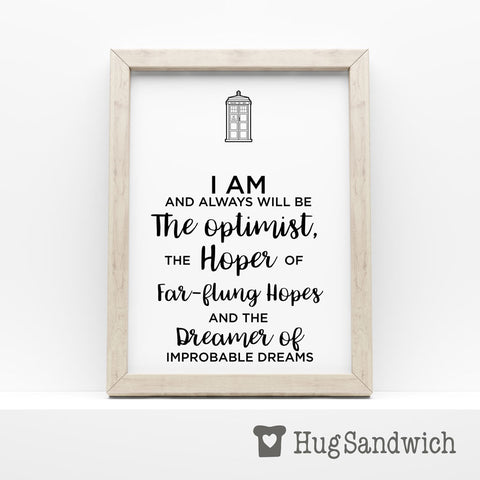 The Optimist - PDF Printable Wall Art