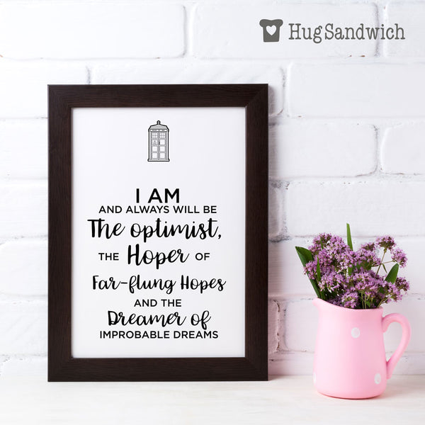 The Optimist - PDF Printable Wall Art