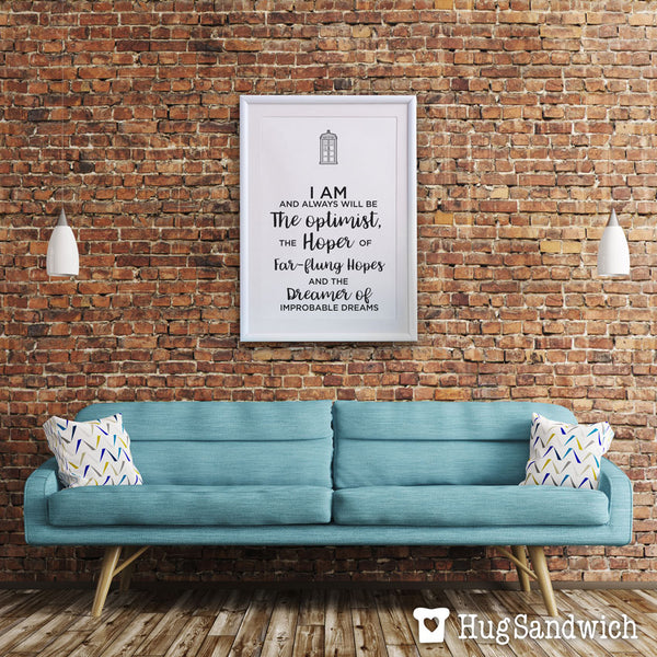 The Optimist - PDF Printable Wall Art