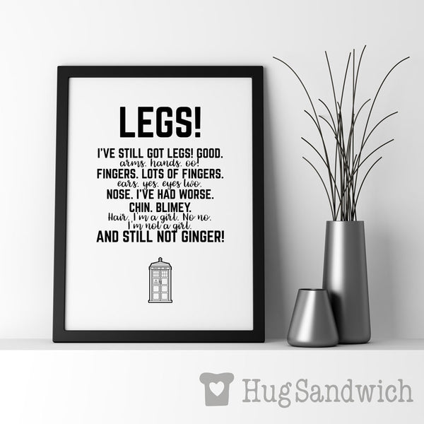 Legs! - PDF Printable Wall Art