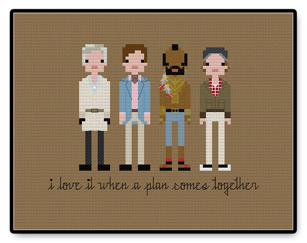 The A-Team - PDF Cross Stitch Pattern