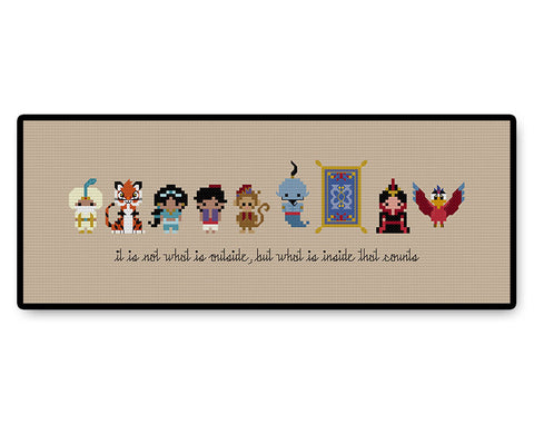 Aladdin Bite Size - PDF Cross Stitch Pattern