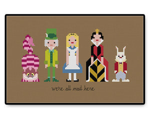 Alice in Wonderland - PDF Cross Stitch Pattern