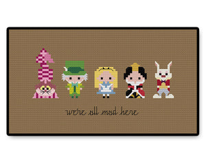 Alice in Wonderland Bite Size - PDF Cross Stitch Pattern