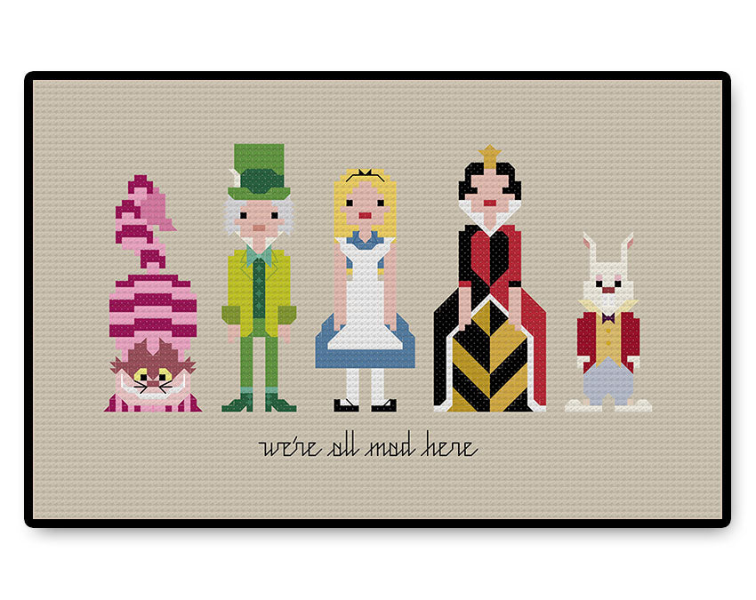 Alice in Wonderland - Complete Cross Stitch Kit