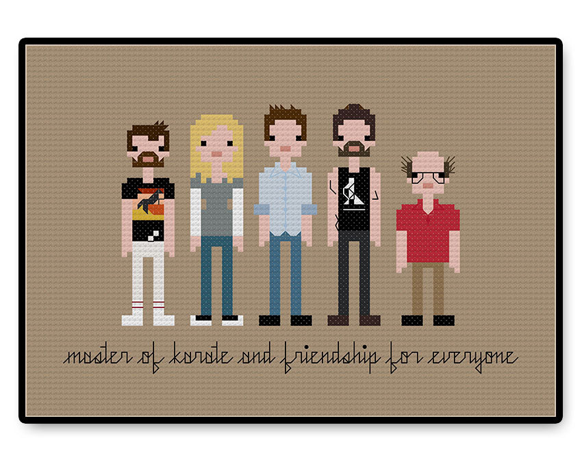 The Gang - PDF Cross Stitch Pattern