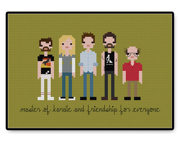 The Gang - PDF Cross Stitch Pattern