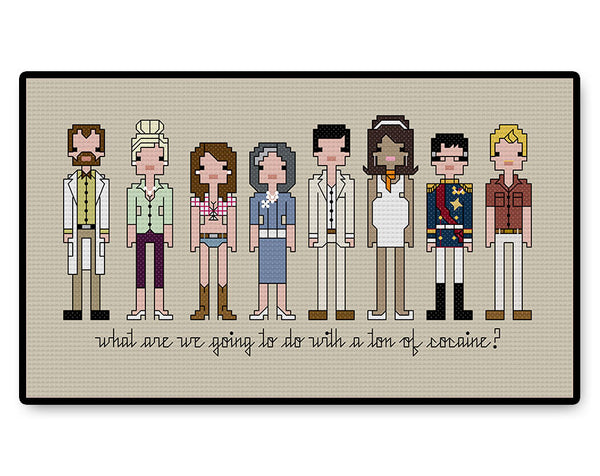 Archer Vice - PDF Cross Stitch Pattern