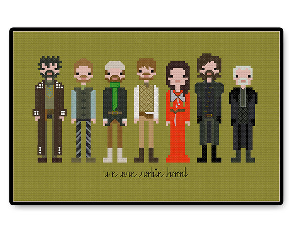 BBC Robin Hood - PDF Cross Stitch Pattern