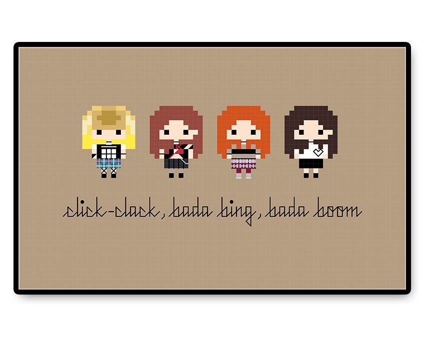 BLACKPINK - Boombayah Bite Size - PDF Cross Stitch Pattern