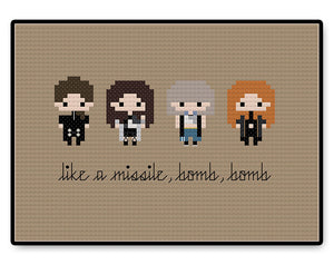 BLACKPINK - Whistle Bite Size - PDF Cross Stitch Pattern